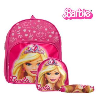 Imagem de Kit Mochila Infantil Feminina Creche Barbie Envio Imediato - Toys 2U