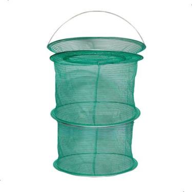 Imagem de Samburá Viveiro Para Peixe De Nylon Com Tampa 49x34cm Summer, Sambura 