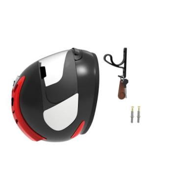 Imagem de Kit 4 Suporte De Parede Para Pendurar Capacete bolsa mochila Acessório