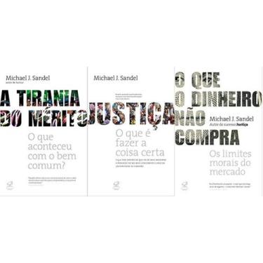 Imagem de KIT 3 LIVROS Michael J. Sandel A tirania do mérito + justiça + O que o