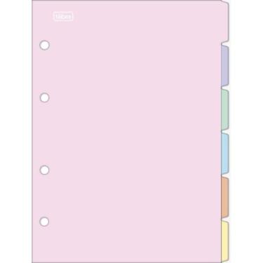 Imagem de Divisórias Para Fichário Universitária Académie 210x290mm / 6 Peças- T