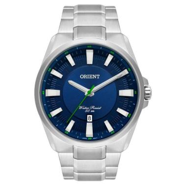 Imagem de Relógio Orient MBSS1354 D1Sx Aço Azul 50m À Prova D`água