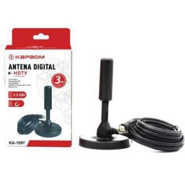 Imagem de Antena Digital HDTV Interna/Externa 3.5 DBI 3 Metros - KAPBOM