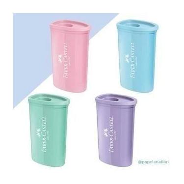 Imagem de Apontador c/ Deposito Triangular - Faber Castell, Verde