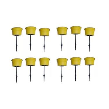 Imagem de Kit 12 Armadilhas Para Moscas Sem Atrativo - Global Control