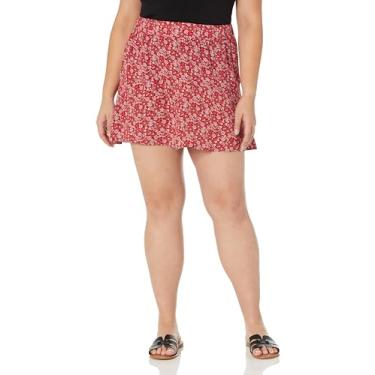 Imagem de YMI Saia feminina plus size, Ps003 Vermelho Country Paisley, 1X
