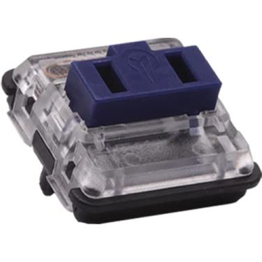 Imagem de PG1350 Choc V1 Interruptores de teclado de perfil baixo, 5 pinos 20-70gf para Kailh Choc V1 Switch clicky & linear e tátil para teclado mecânico de jogos, slot de LED embutido (azul marinho-35 peças)