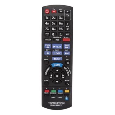 Imagem de N2QAYB000727 substitui o leitor de Blu-ray Disc Controle remoto compatível com Panasonic Blu-ray Disc Home Theater SC-BTT196 SC-BTT490CP SA-BTT490 SB-HF490 SB-HC490 SB-HS290 SB-HW490 SC-BTT490