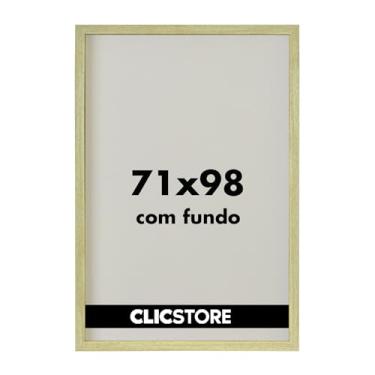Imagem de Moldura Quadro 71x98 cm Decoração Criativa Quebra Cabeça Puzzle 2000 peças Parede Sala Escritório Game Office sem Vidro (Carvalho)