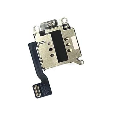 Imagem de Módulo conector de cabo flexível com soquete de leitor de cartão SIM duplo para iPhone 13