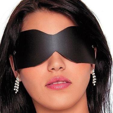 Imagem de Tapa olho Venda em couro para Dormir - Adtoys