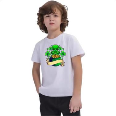 Imagem de Camiseta Infantil ST Patricks Day pote de ouro - Alearts, 14