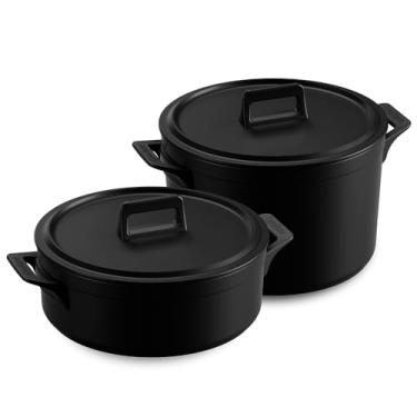 Imagem de Conjunto de Panelas de Indução Italiano G, Clear+, Preto