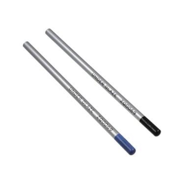 Imagem de Kopida Lápis Underglaze, conjunto de 2 lápis sob o vidrado para cerâmica, preto/azul, lápis sob o vidrado de precisão para cerâmica