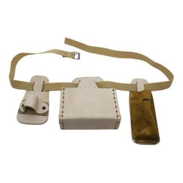 Imagem de Cinto Carpinteiro Couro Costurado A Mão - Nm Ferramentas - Ms Couros