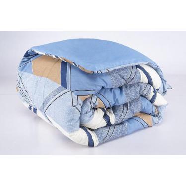 Imagem de Kit Edredom Casal Estampado BZ3 - 4 Peças em Algodão - Bazar Enxoval, 