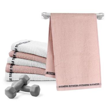 Imagem de Toalha Para Academia Hipoalergênico Toalha Fitness C/ 6 Peças - Cacá E