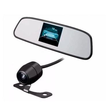 Imagem de Kit Retrovisor LCD + Câmera de Ré com Visão Noturna - VEICULAR