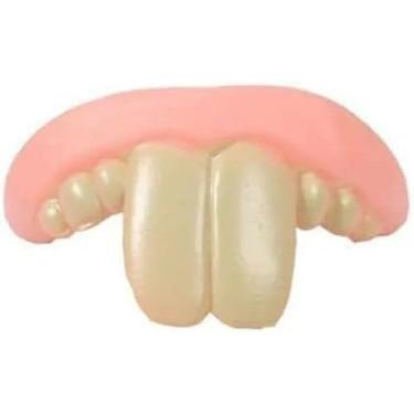 Imagem de Pxiryanlow Dentes falsos para cães, suportes de dentes engraçados para cães, fantasia de Natal para cães, brinquedos de mastigar para cães, suspensórios engraçados para cães