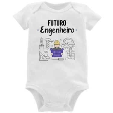 Imagem de Body Bebê Futuro Engenheiro - Foca na Moda, Branco, G