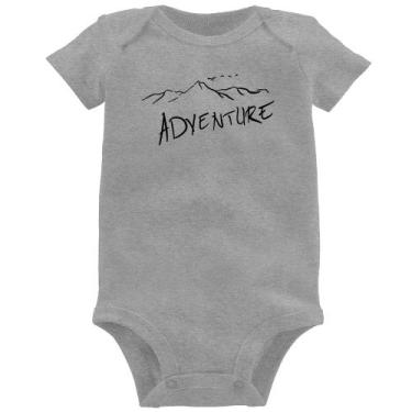 Imagem de Body Bebê Adventure - Foca na Moda, Cinza, G