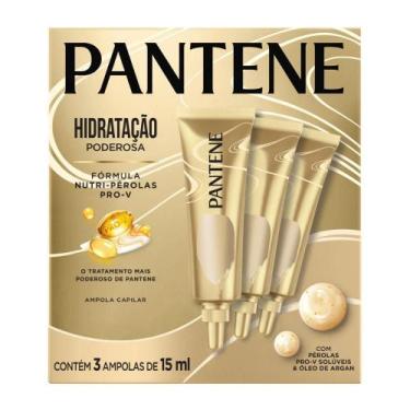 Imagem de Ampola Pantene Hidro-Cauterização com 3 unidades de 15mL cada