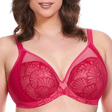 Imagem de Elomi Sutiã feminino plus size Kiki com aro, Framboesa, 40DD