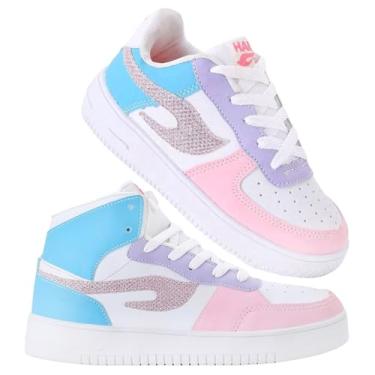 Imagem de Dois Pares Tenis Infantil Menino e Menina Volta as Aulas Hart Star (BOTINHA MULTICOLORIDA PASTEL + TENIS MULTICOLORIDO PASTEL, BR, Criança de 9 a 12 anos, Numérico, 29)