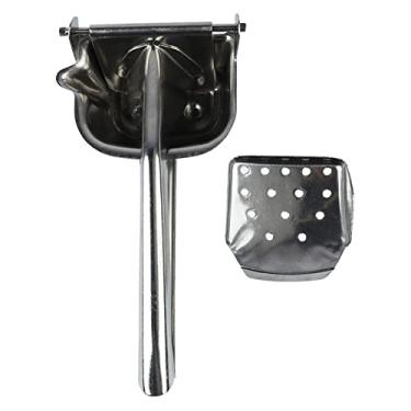 Imagem de Espremedor de limão GRCFUMO, espremedor de laranja manual de aço inoxidável com filtro e alça longa, espremedor manual de frutas cítricas para serviço pesado