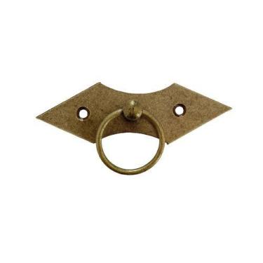 Imagem de Puxador Rústico Morcego Pequeno Ouro Velho - - Multiitens