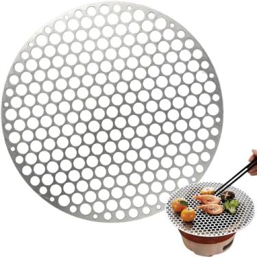 Imagem de Grelha, rede de churrasqueira para fogão | Fio de malha de aço inoxidável Rede de churrasco,Substituição de cozinha, fontes de cozinha de acampamento para acampamento para vegetais de frango