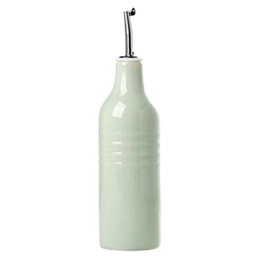 Imagem de famiware Jupiter Garrafa Dispensadora de Azeite de Oliva de Cerâmica de 473 ml, 1 Dispensador de Óleo para Cozinha com Despejadores de Aço Inoxidável, Adequado para Armazenamento de Vinagre, Molho de
