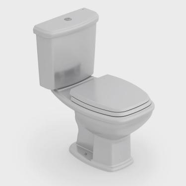 Imagem de Kit Vaso Sanitário com Caixa Acoplada e Assento Soft Close Fit Plus Celite