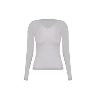 Imagem de Blusa segunda pele Loba Lupo fio 40 Poliamida fina 00800, 1000, Branco
