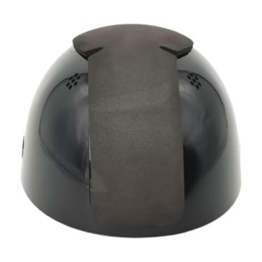 Imagem de menolana Capacete de capacete de capacete de capacete tapete de almofada profissional fácil use respirável preto leve para andar de skate de bicicleta