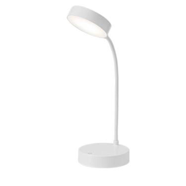 Imagem de Luminária de Mesa LED Taschibra Puck Recarregável Branca