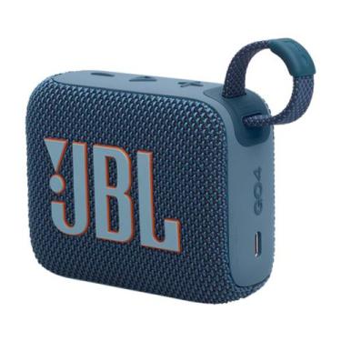 Imagem de Caixa De Som Bluetooth Jbl Go4 A Prova D'água Azul 