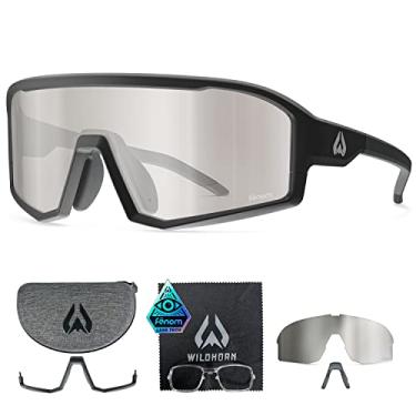 Imagem de Wildhorn Radke MTB Photochromic Cycling Glasses, UV400 Ski Running Sports Sunglasses, Óculos de sol de ciclismo para homens e mulheres