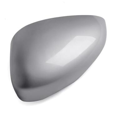 Imagem de Espelho lateral esquerdo prateado espelho lateral do motorista tampa do espelho retrovisor do carro tampa do espelho retrovisor para Ford Fiesta MK7 2009 2010 2011 2012 2013 2014 2015 2016 2017