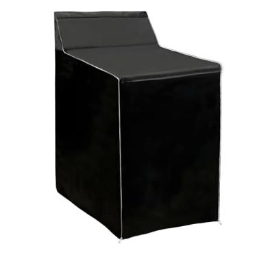 Imagem de HYVAKUPPA 1 Pacote De Capas Para Lavadora E Secadora, Capa Máquina Lavar Externa Com Carga Superior Frontal, Secadora Roupas À Prova D'Água Poliuretano 420D Zíper Bolsa Armazenamento, L74 Cm X P71 A