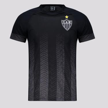 Imagem de Camisa Atlético Mineiro Armadilha Infantil Preta e Cinza-Unissex