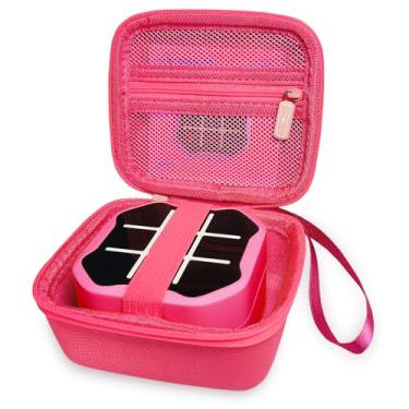 Imagem de XEGIMOR Estojo Para O Jogo Da Velha Giiker, Caixa De Armazenamento Para O Jogo Da Velha Giiker 3 Em 1, Acessórios Para Console De Quebra-Cabeça Portátil (Apenas Estojo) (Rosa)