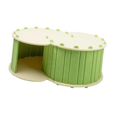 Imagem de IEUDNS Bed de túnel de gato 2 fURO CAVE CAVE PLAYground Supplies Breathable Pet, Verde