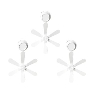 Imagem de Ｂｅｓｇａ 3 peças Defletor de ar condicionado Anti Wind Baffle resistente Evite o direto do acessório de ar frio para edifícios de escritórios, Branco