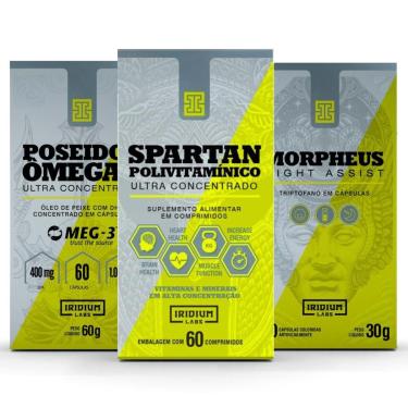Imagem de Kit Spartan Polivitaminico + Morpheus + Poseidon Ômega 3-Unissex