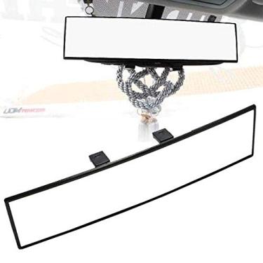 Imagem de iJDMTOY Ajuste universal JDM 300 mm 30.5 cm Wide Curve Clip On Retrovisor Espelho Compatível com Carro SUV Van Truck, etc
