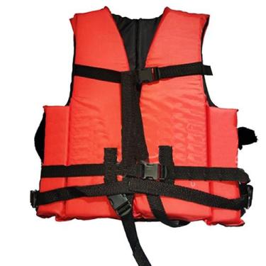 Imagem de Colete auxiliar de flutuação 150kg - BellaPesca, Vermelho