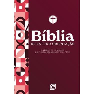 Imagem de Bíblia De Estudo Orientação - Capa Red Minimal - Versão Nvi 2001 (Nova