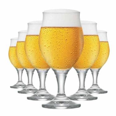 Imagem de Jogo de Taças de Cristal Elsab para Cerveja 340ml, 6pcs Ruvolo