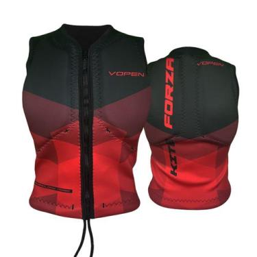 Imagem de Colete Flutuador Neoprene kitesurf - Vopen, Vermelho, G